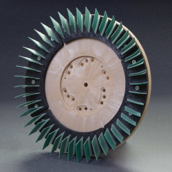 Image of product Diamabrush Polymer Tool Green 400 12" with 4104MB Clutch Plate